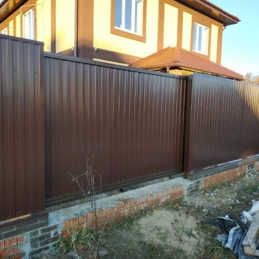 Ворота DoorHan откатные с автоматикой 3400x2300